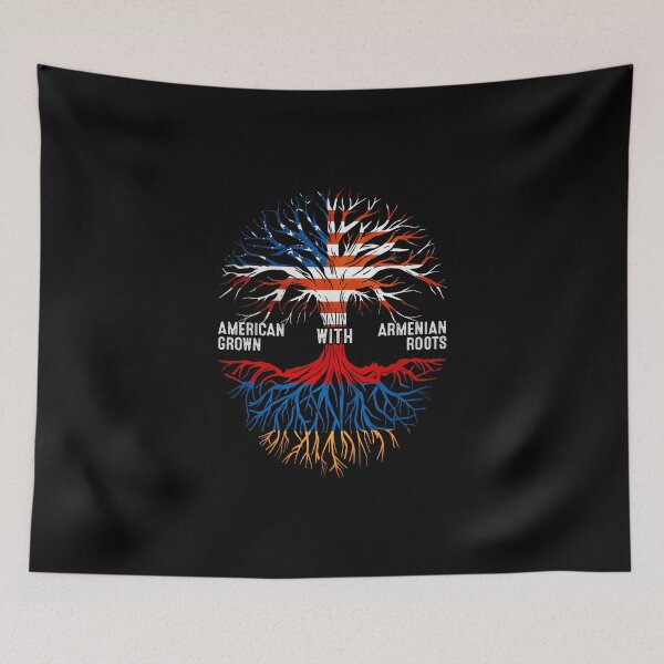 Item preview, American Grown With Armenian Roots Armenia Flag designed and sold by MoHaCo.