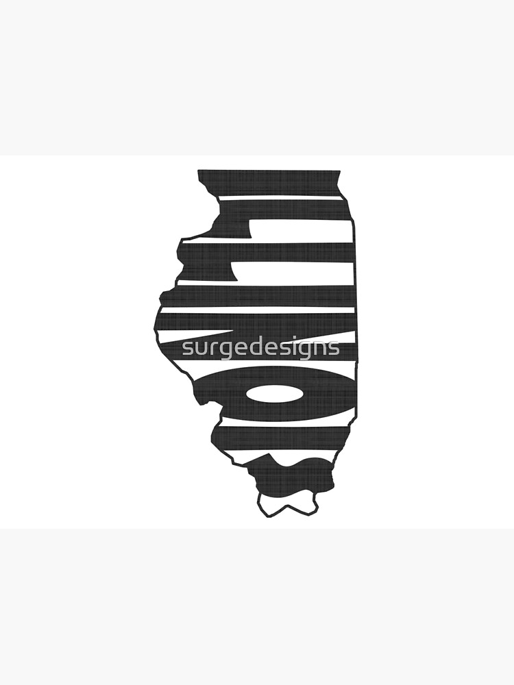 illinois-state-word-art-poster-by-surgedesigns-redbubble