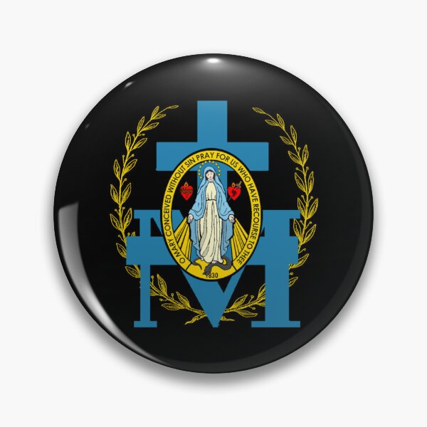 Item preview, Miraculous Medal Of Immaculate Conception - Virgin Mary Inspired Design - Catholic   designed and sold by CatandMeDigital.