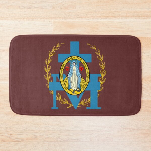 Item preview, Miraculous Medal Of Immaculate Conception - Virgin Mary Inspired Design - Catholic   designed and sold by CatandMeDigital.