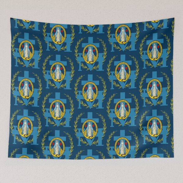 Item preview, Miraculous Medal Of Immaculate Conception - Virgin Mary Inspired Design - Catholic   designed and sold by CatandMeDigital.