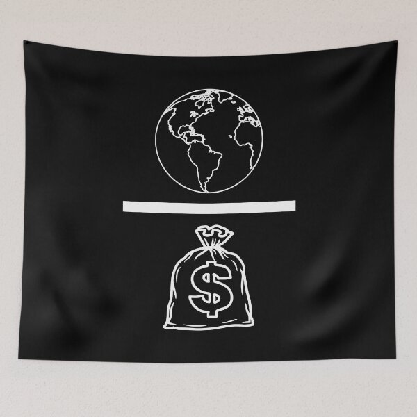 Item preview, Planet Over Profit - Save The Planet, Arbor Day, Climate Change Is Real, Global Warming, Environment, Earth Day, Renewable Energy designed and sold by jadedscientist.