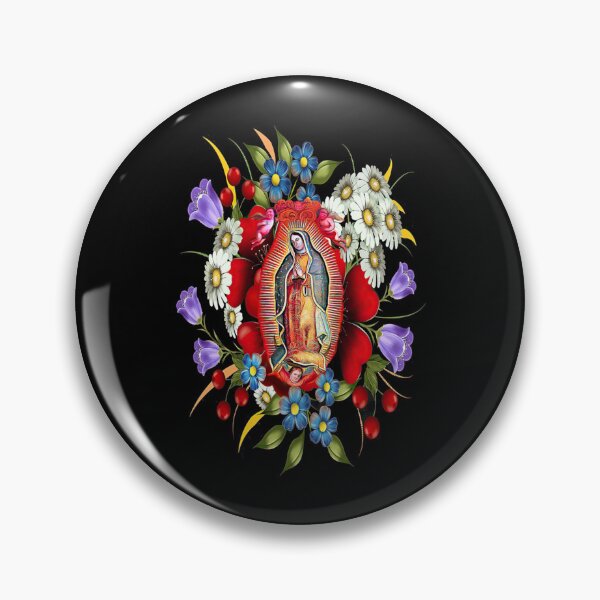 Item preview, Our Lady of Guadalupe Mexican Virgin Mary Mexico Flowers Tilma 2003   designed and sold by CatandMeDigital.
