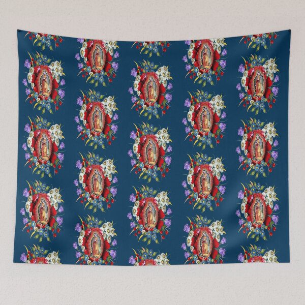 Item preview, Our Lady of Guadalupe Mexican Virgin Mary Mexico Flowers Tilma 2003   designed and sold by CatandMeDigital.