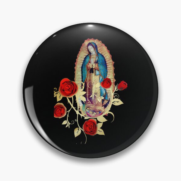 Item preview, Our Lady of Guadalupe Virgen Maria Tilma Red Roses 120   designed and sold by CatandMeDigital.