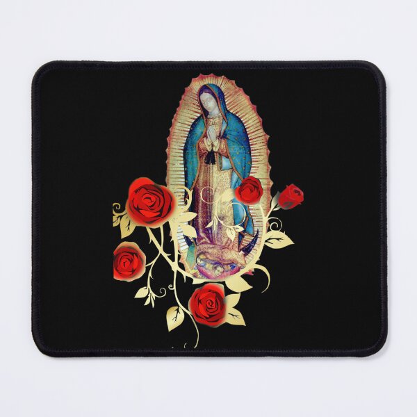 Item preview, Our Lady of Guadalupe Virgen Maria Tilma Red Roses 120   designed and sold by CatandMeDigital.