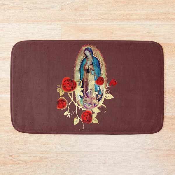 Item preview, Our Lady of Guadalupe Virgen Maria Tilma Red Roses 120   designed and sold by CatandMeDigital.