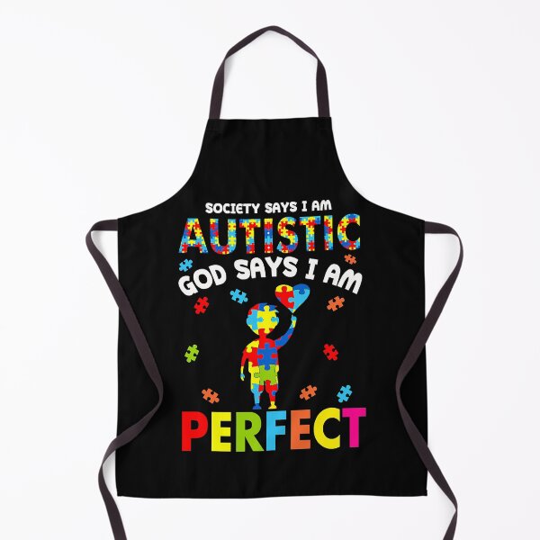 Item preview, Society Says I'm Autistic God Says I'm Perfect Autism designed and sold by HaaChris-Artis.
