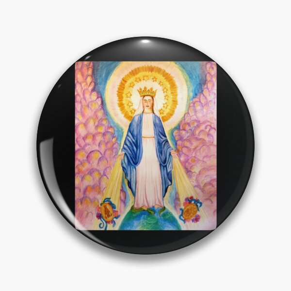 Item preview, Our Lady of the Miraculous Medal Fitted Scoop  designed and sold by CatandMeDigital.