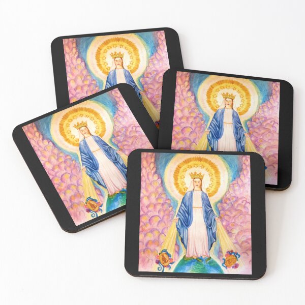 Item preview, Our Lady of the Miraculous Medal Fitted Scoop  designed and sold by CatandMeDigital.