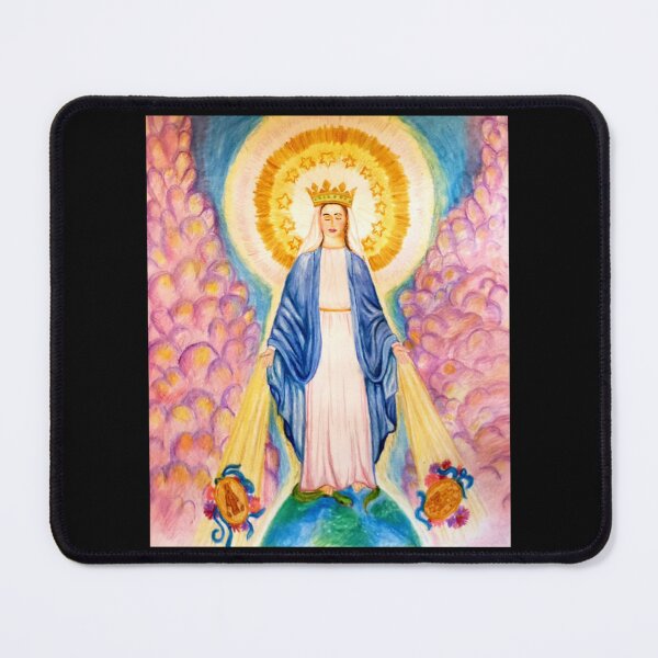 Item preview, Our Lady of the Miraculous Medal Fitted Scoop  designed and sold by CatandMeDigital.