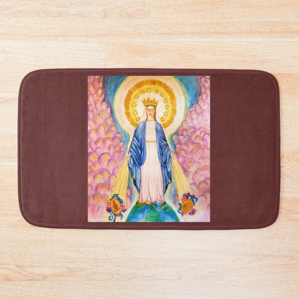 Item preview, Our Lady of the Miraculous Medal Fitted Scoop  designed and sold by CatandMeDigital.