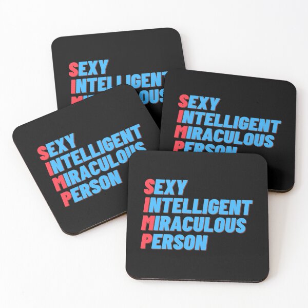 Item preview, Sexy, intelligent, miraculous, person, a simp.   designed and sold by CatandMeDigital.