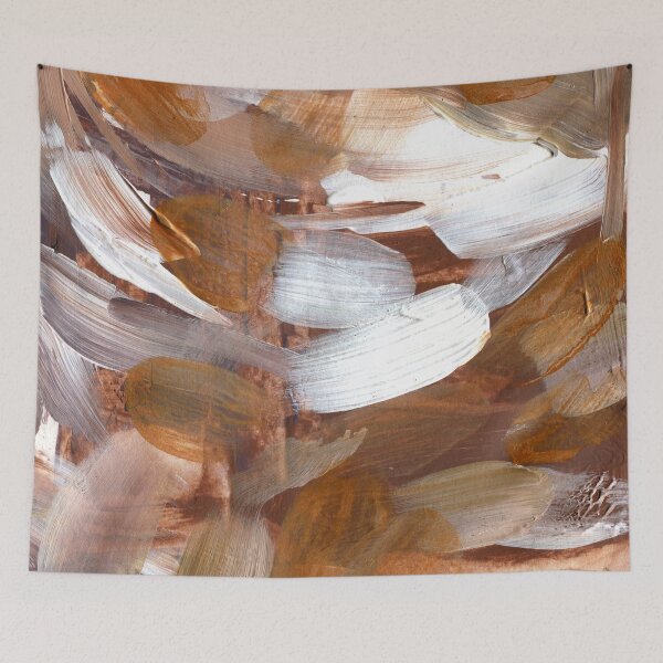 Item preview, Golden Sunset And Wispy Clouds Abstract Sky Painting  designed and sold by DEC02.