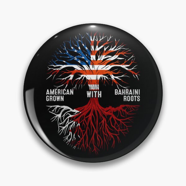 Item preview, American Grown With Bahraini Roots Bahrain Flag designed and sold by MoHaCo.
