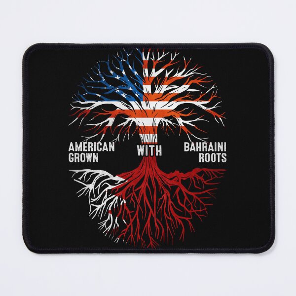 Item preview, American Grown With Bahraini Roots Bahrain Flag designed and sold by MoHaCo.