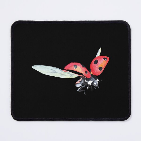 Item preview, Watercolor Ladybug Mid-flight   designed and sold by CatandMeDigital.