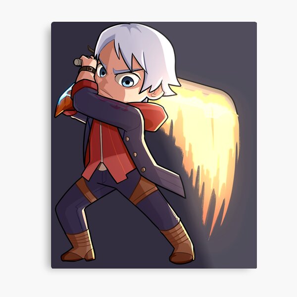 Chibi Nero From Devil May Cry 4 Metal Print for Sale by grassbeat