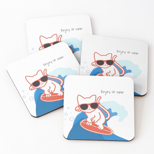 Item preview, Cat Enjoying the Present designed and sold by ZAROOMART.