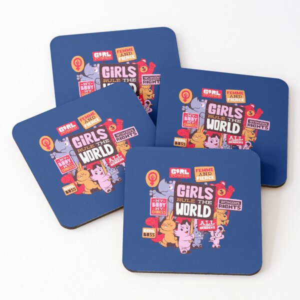 Item preview, Cutie Cats  Girls Rule The World - Girl Power   designed and sold by Walazzop.