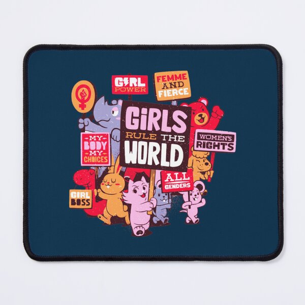Item preview, Cutie Cats  Girls Rule The World - Girl Power   designed and sold by Walazzop.