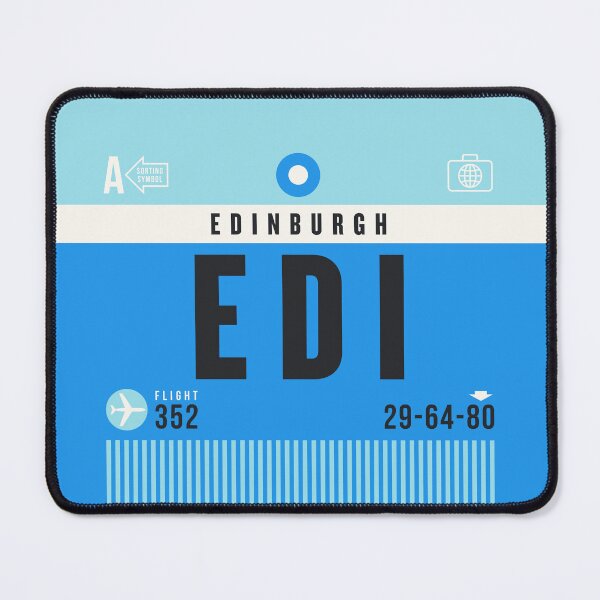 Item preview, Luggage Tag A - EDI Edinburgh Scotland designed and sold by VoodooCircus.