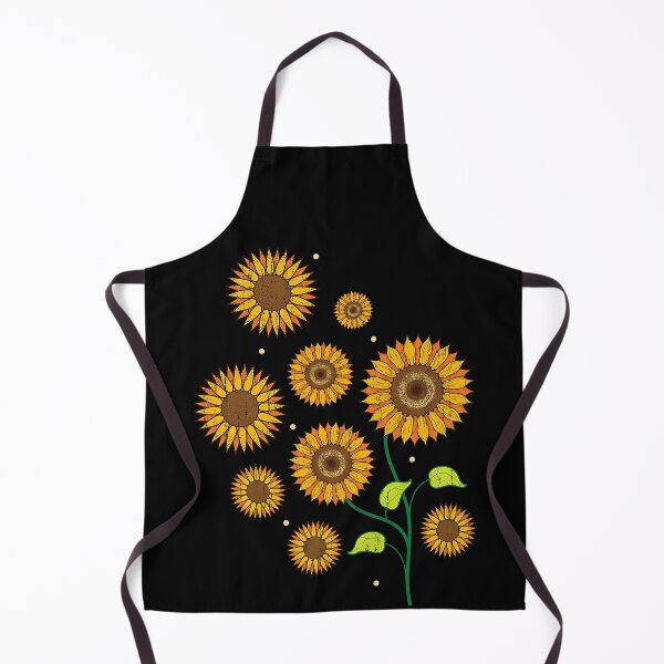 Item preview, Florist Hippie Flower Gardener Vintage Yellow Sunflower designed and sold by Teapot-art.