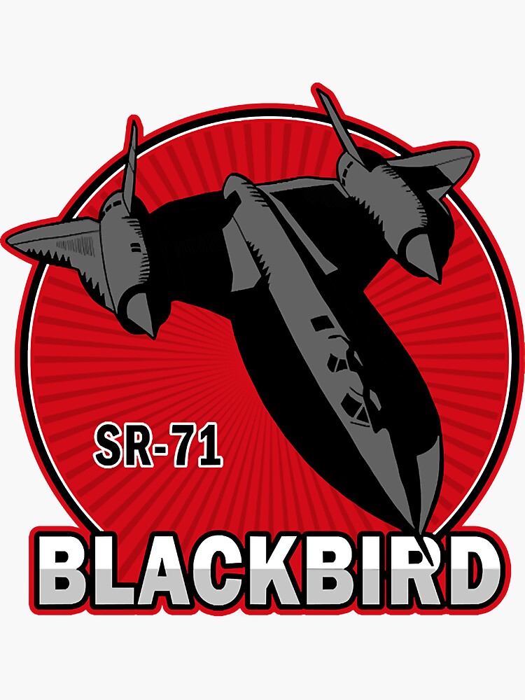 "SR-71 Blackbird Logo " Sticker for Sale by AshleyFis48671 | Redbubble