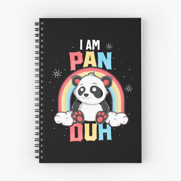 Item preview, I'm Pan Duh Panda Pansexual Pride Rainbow LGBT Gift designed and sold by GardNewerd.