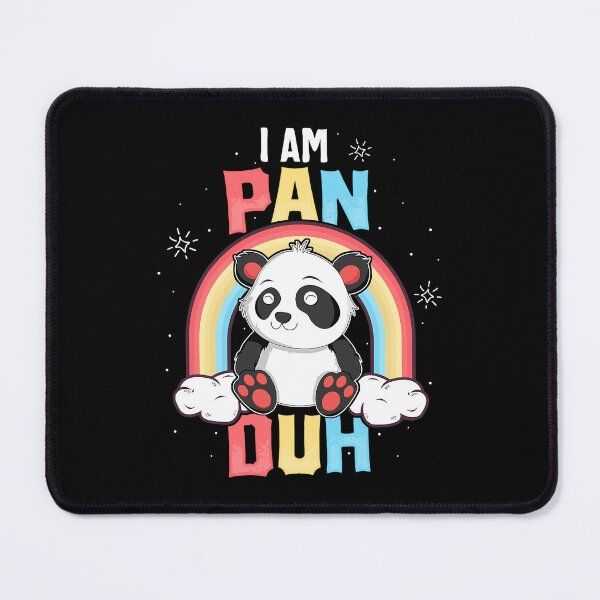 Item preview, I'm Pan Duh Panda Pansexual Pride Rainbow LGBT Gift designed and sold by GardNewerd.