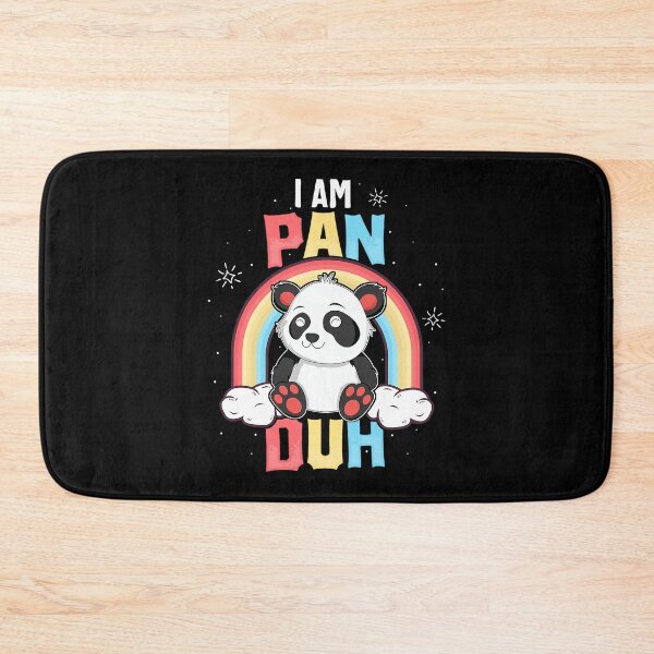 Item preview, I'm Pan Duh Panda Pansexual Pride Rainbow LGBT Gift designed and sold by GardNewerd.