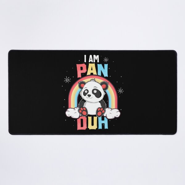 Item preview, I'm Pan Duh Panda Pansexual Pride Rainbow LGBT Gift designed and sold by GardNewerd.