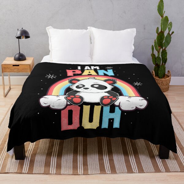 Item preview, I'm Pan Duh Panda Pansexual Pride Rainbow LGBT Gift designed and sold by GardNewerd.