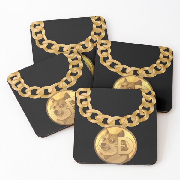 Item preview, Dogecoin Gold Chain Shirt designed and sold by NFTDesignsBLV.