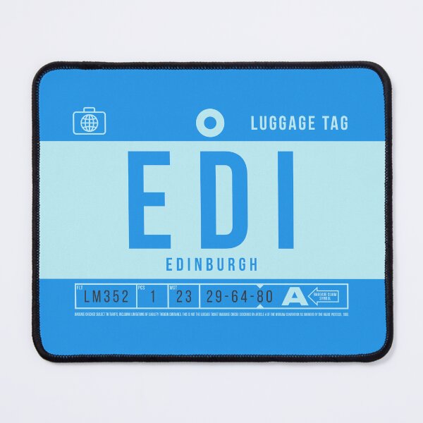 Item preview, Luggage Tag B - EDI Edinburgh Scotland designed and sold by VoodooCircus.
