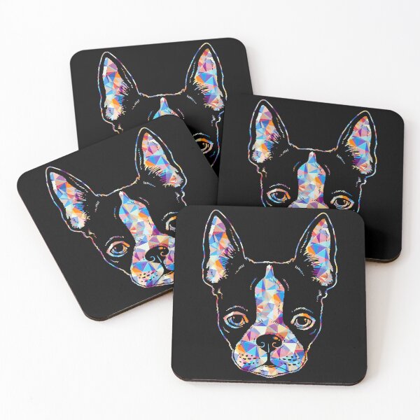 Item preview, Cool And Awesome Boston Terrier Geometric designed and sold by UnknownArtistt.