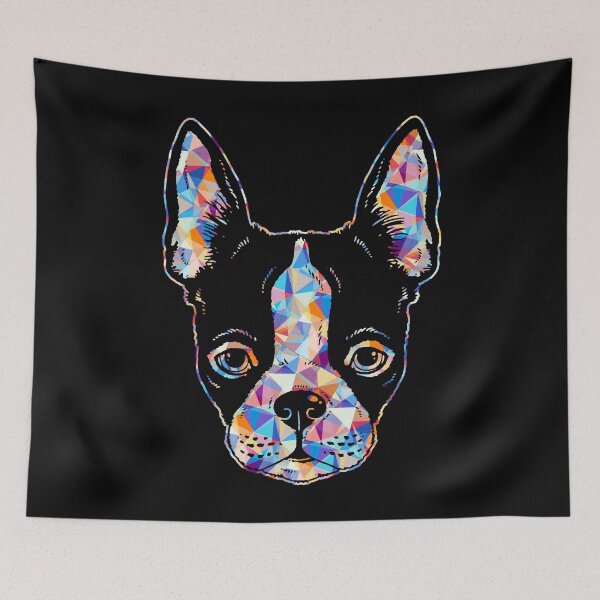 Item preview, Cool And Awesome Boston Terrier Geometric designed and sold by UnknownArtistt.