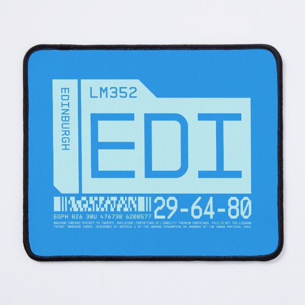 Item preview, Luggage Tag C - EDI Edinburgh Scotland designed and sold by VoodooCircus.