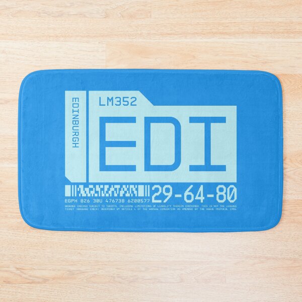 Item preview, Luggage Tag C - EDI Edinburgh Scotland designed and sold by VoodooCircus.