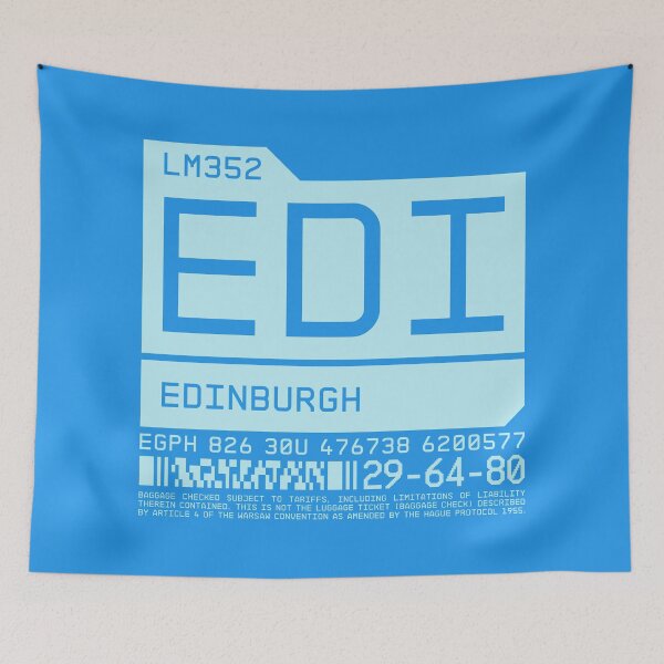 Item preview, Luggage Tag C - EDI Edinburgh Scotland designed and sold by VoodooCircus.