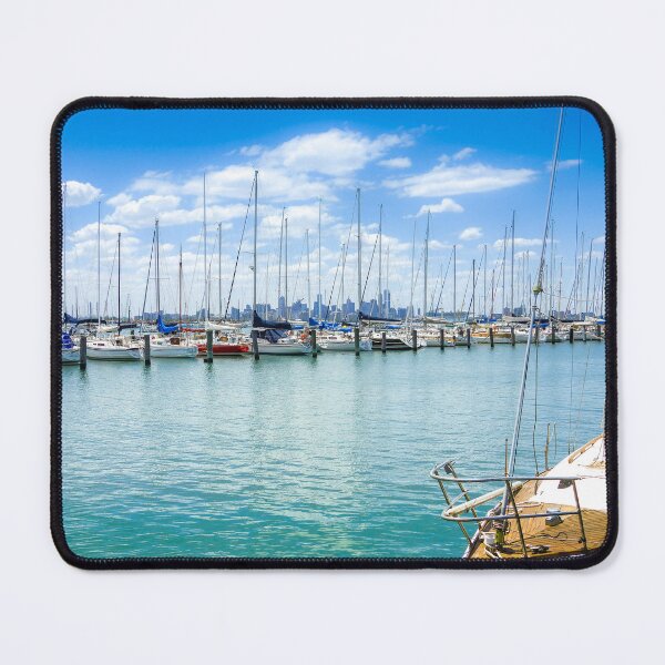 Item preview, Hobsons Bay Marina on a Summer Day designed and sold by Steven Jodoin.