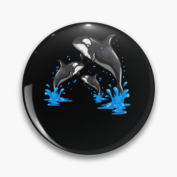 Item preview, Killer Whale Orca Whale Family Jumps Out Of The Water designed and sold by GouwensRick.