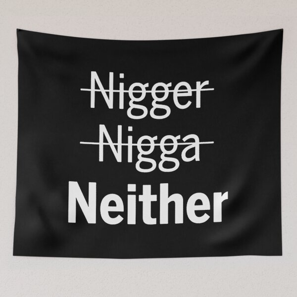 Item preview, Nigger Nigga Neither Shirt Funny designed and sold by SandySaboua.