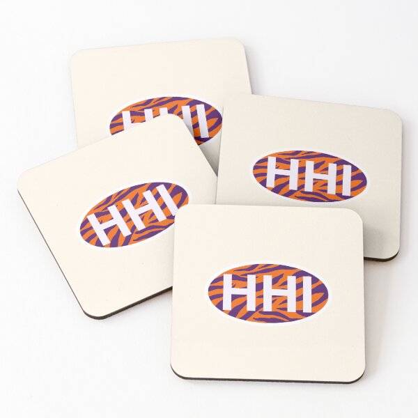 Item preview, Hilton head orange purple tiger print  designed and sold by emilees.