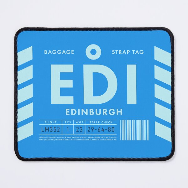 Item preview, Luggage Tag D - EDI Edinburgh Scotland designed and sold by VoodooCircus.