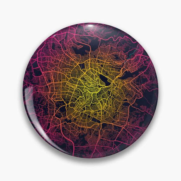 Item preview, Amman City Map of Jordan - Neon designed and sold by deMAP.