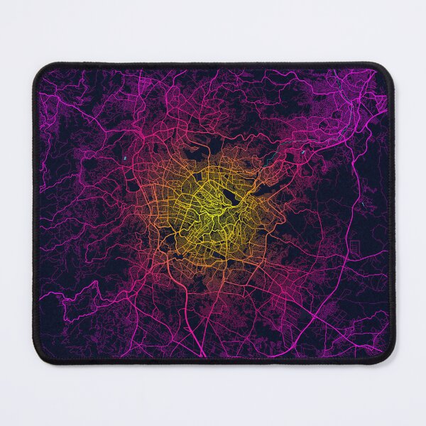 Item preview, Amman City Map of Jordan - Neon designed and sold by deMAP.