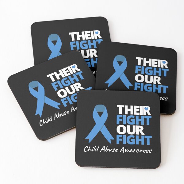 Item preview, Their Fight Our Fight Child Abuse Awareness Blue Ribbon designed and sold by HaaChris-Artis.