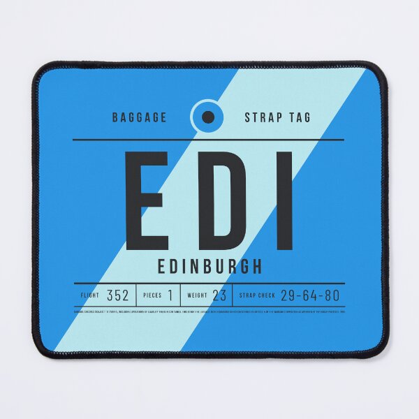 Item preview, Luggage Tag E - EDI Edinburgh Scotland designed and sold by VoodooCircus.