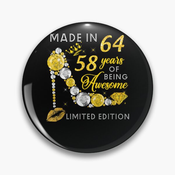 Item preview, Made In 1964 58 Years Of Being Awesome Limited Edition designed and sold by GouwensRick.